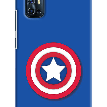 Shield Vivo V17 Hard Case Back Cover by Casekaro