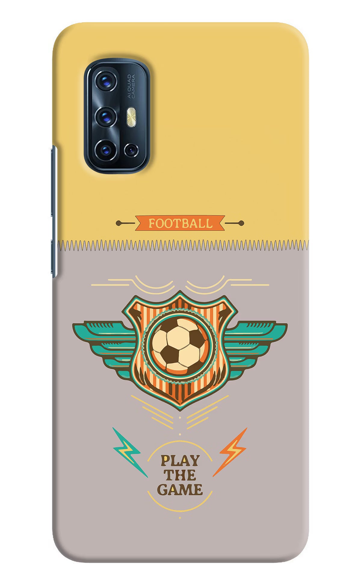 Football Vivo V17 Hard Case Back Cover by Casekaro