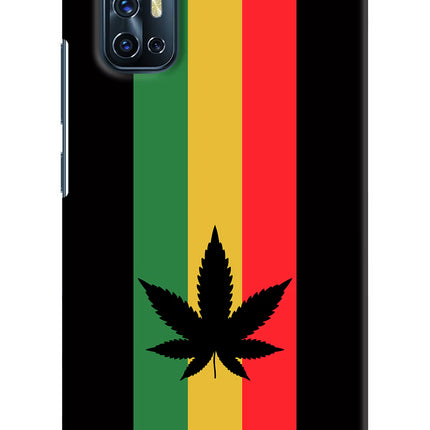 Weed Flag Vivo V17 Hard Case Back Cover by Casekaro
