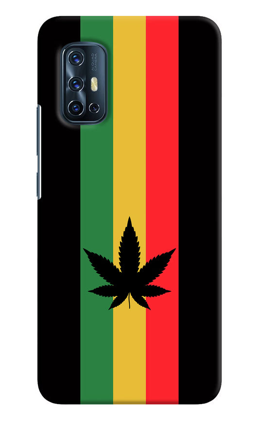 Weed Flag Vivo V17 Hard Case Back Cover by Casekaro