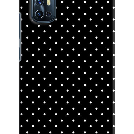 White Dots Vivo V17 Hard Case Back Cover by Casekaro