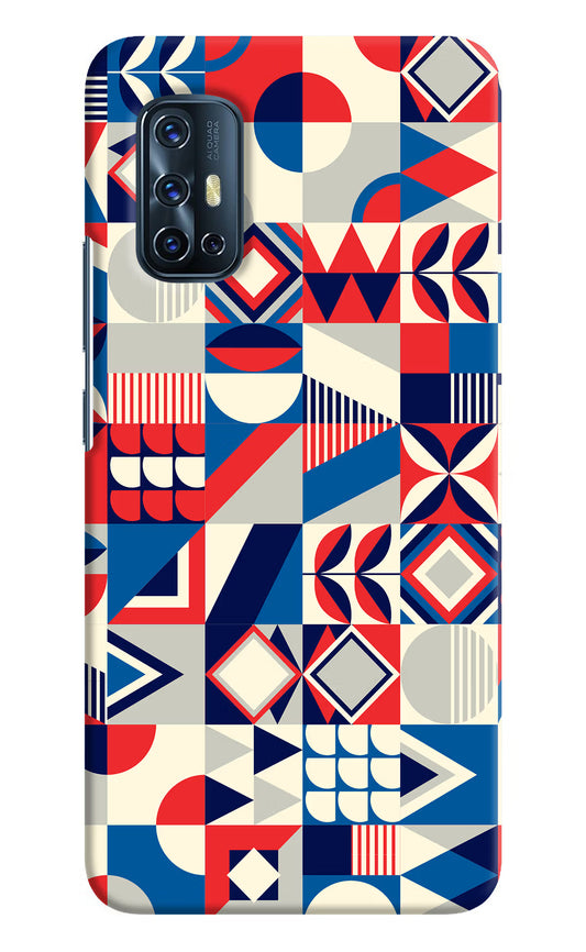 Colorful Pattern Vivo V17 Hard Case Back Cover by Casekaro