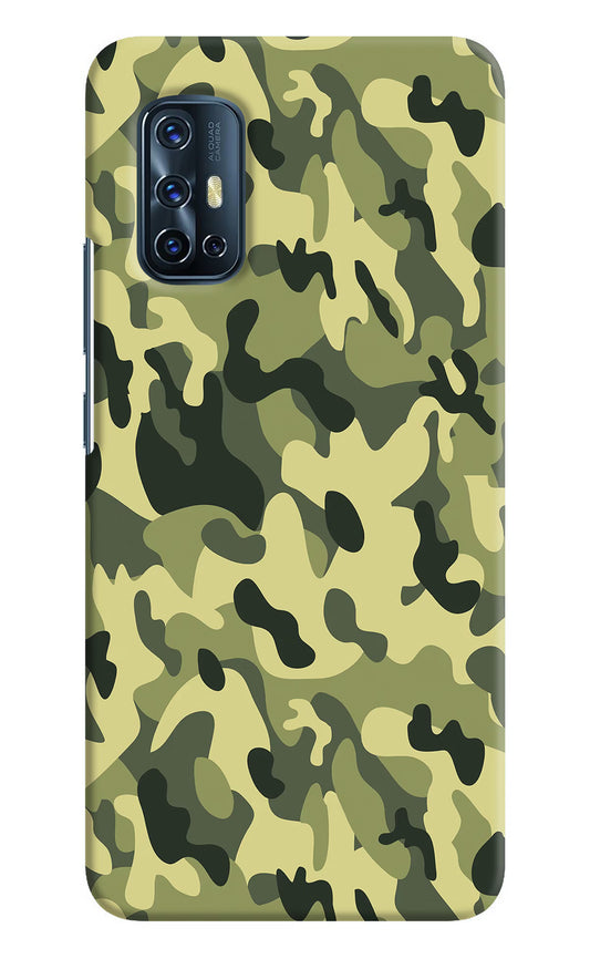 Camouflage Vivo V17 Hard Case Back Cover by Casekaro