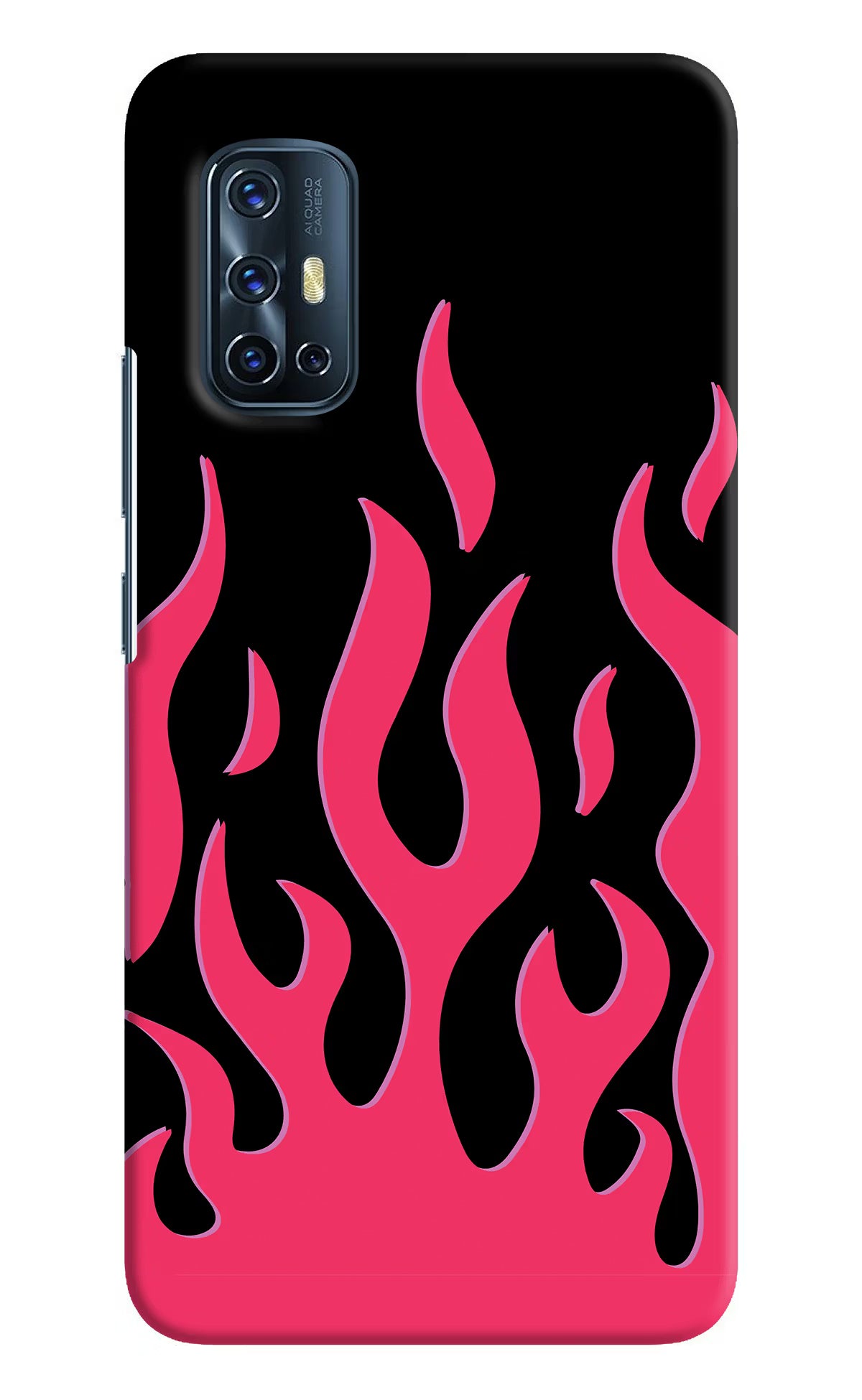 Fire Flames Vivo V17 Hard Case Back Cover by Casekaro