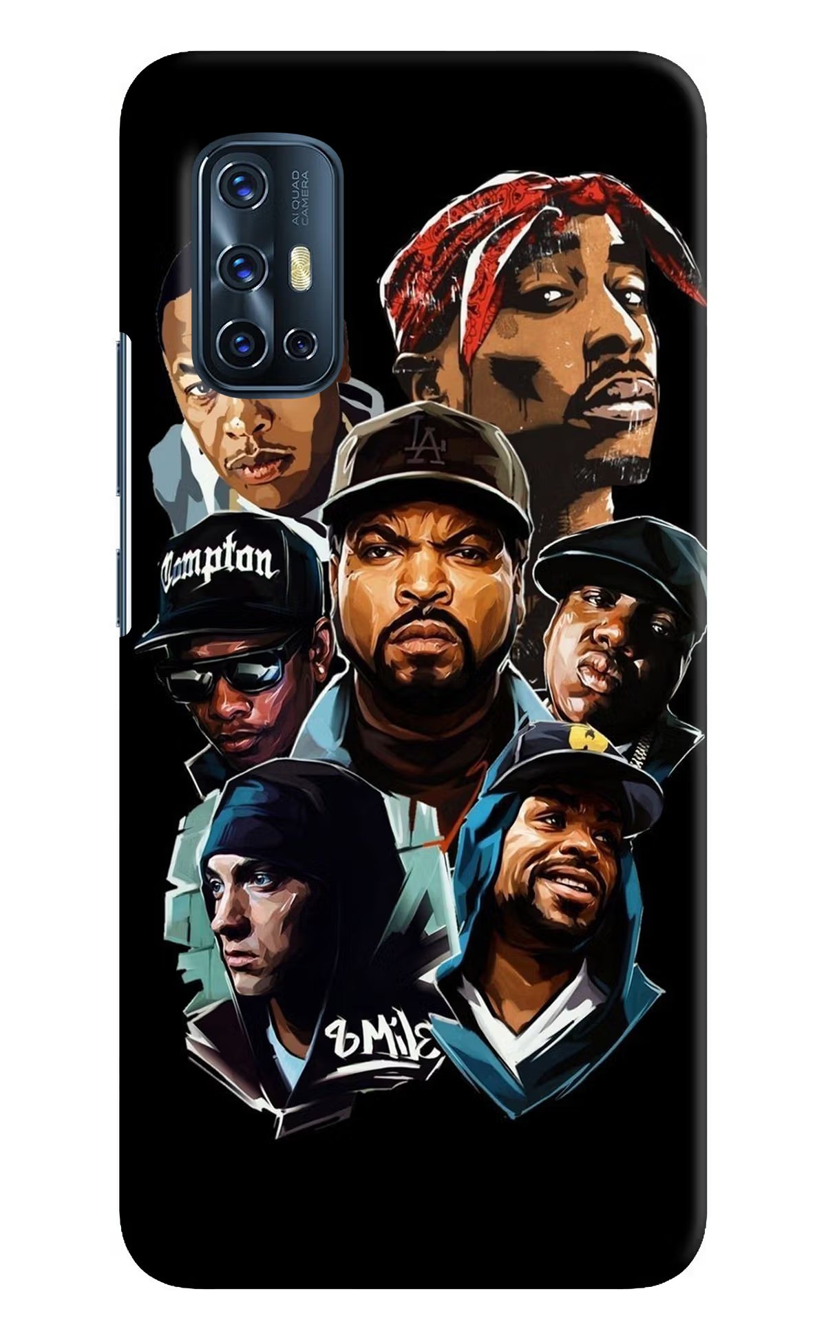 Rappers Vivo V17 Hard Case Back Cover by Casekaro
