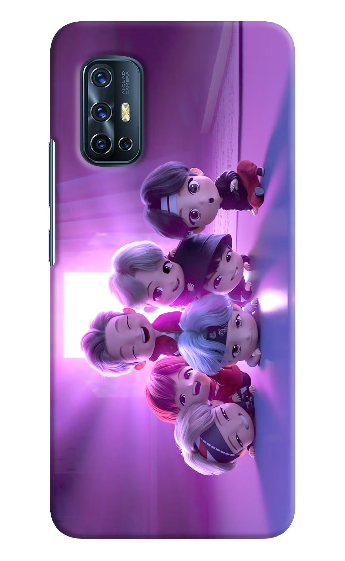 BTS Chibi Vivo V17 Hard Case Back Cover by Casekaro
