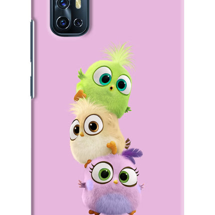 Cute Little Birds Vivo V17 Hard Case Back Cover by Casekaro