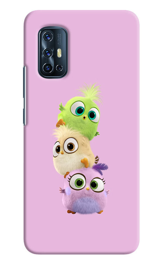 Cute Little Birds Vivo V17 Hard Case Back Cover by Casekaro