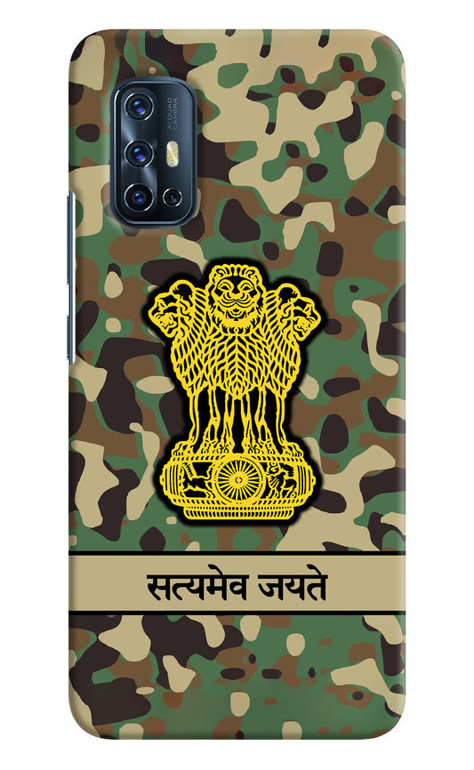 Satyamev Jayate Army Vivo V17 Hard Case Back Cover by Casekaro