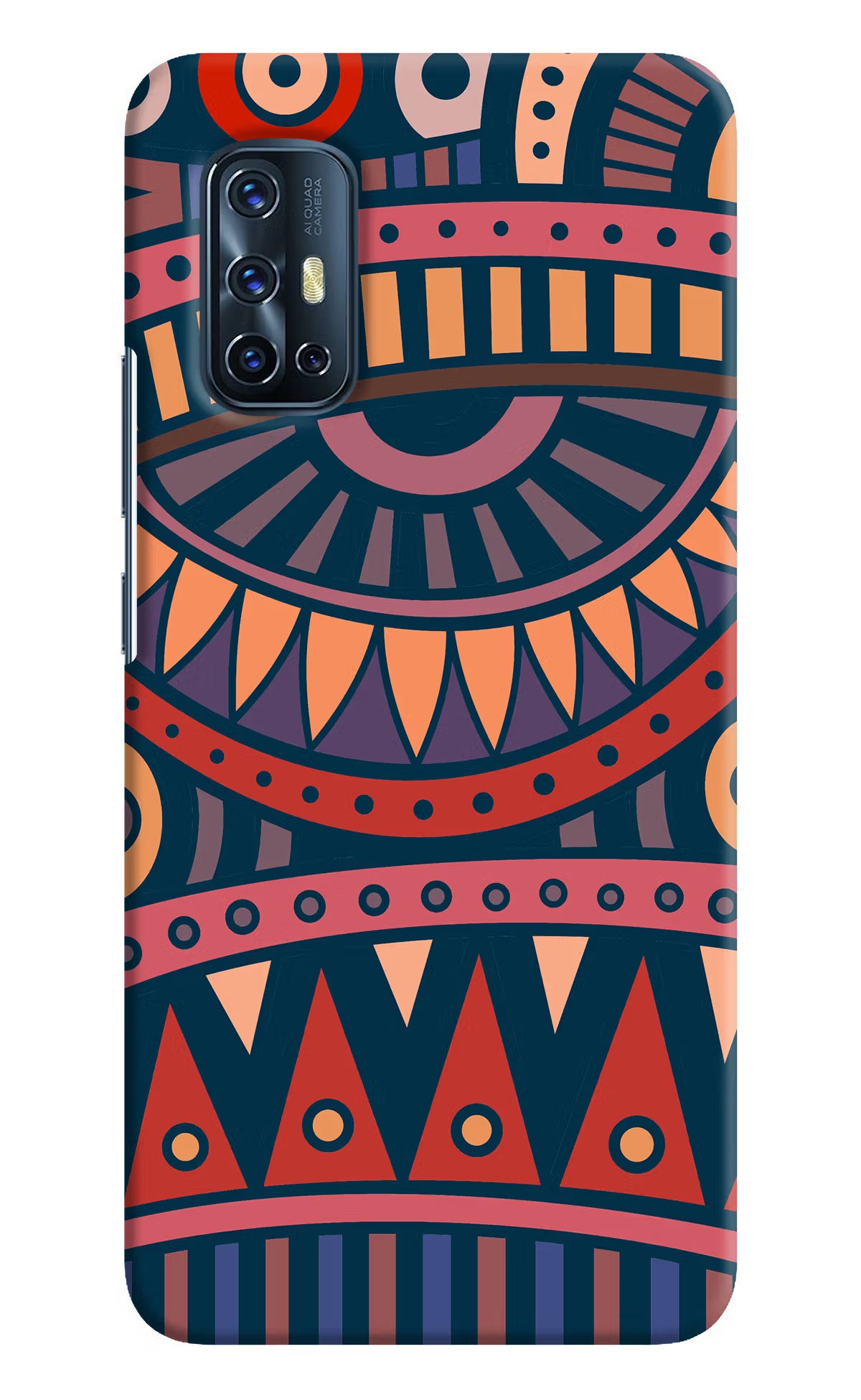 African Culture Design Vivo V17 Hard Case Back Cover by Casekaro
