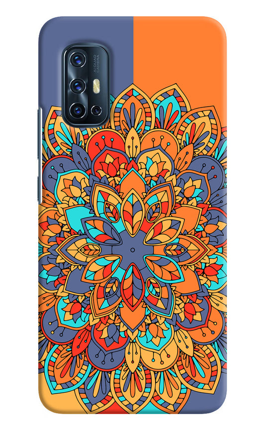 Color Mandala Vivo V17 Hard Case Back Cover by Casekaro