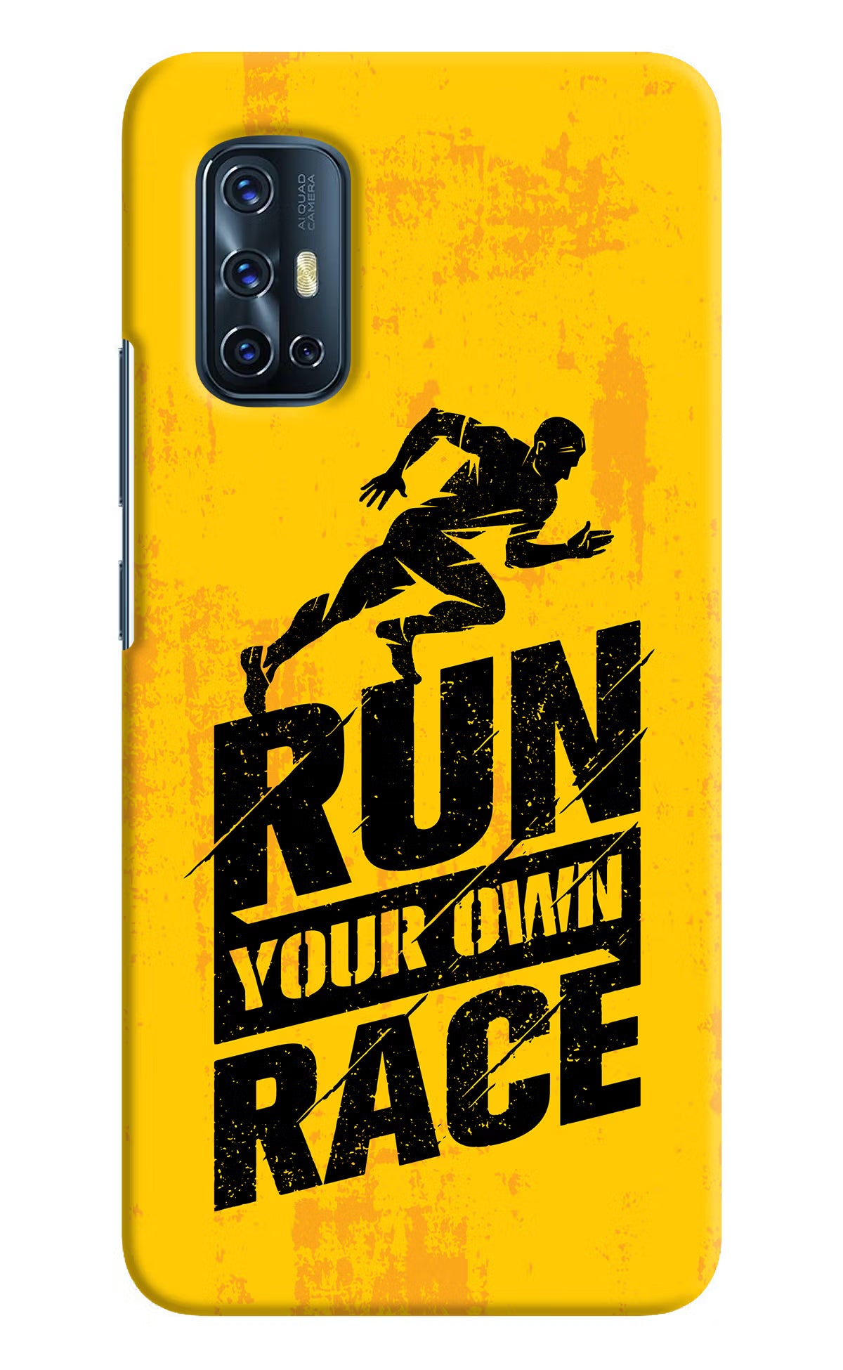 Run Your Own Race Vivo V17 Hard Case Back Cover by Casekaro