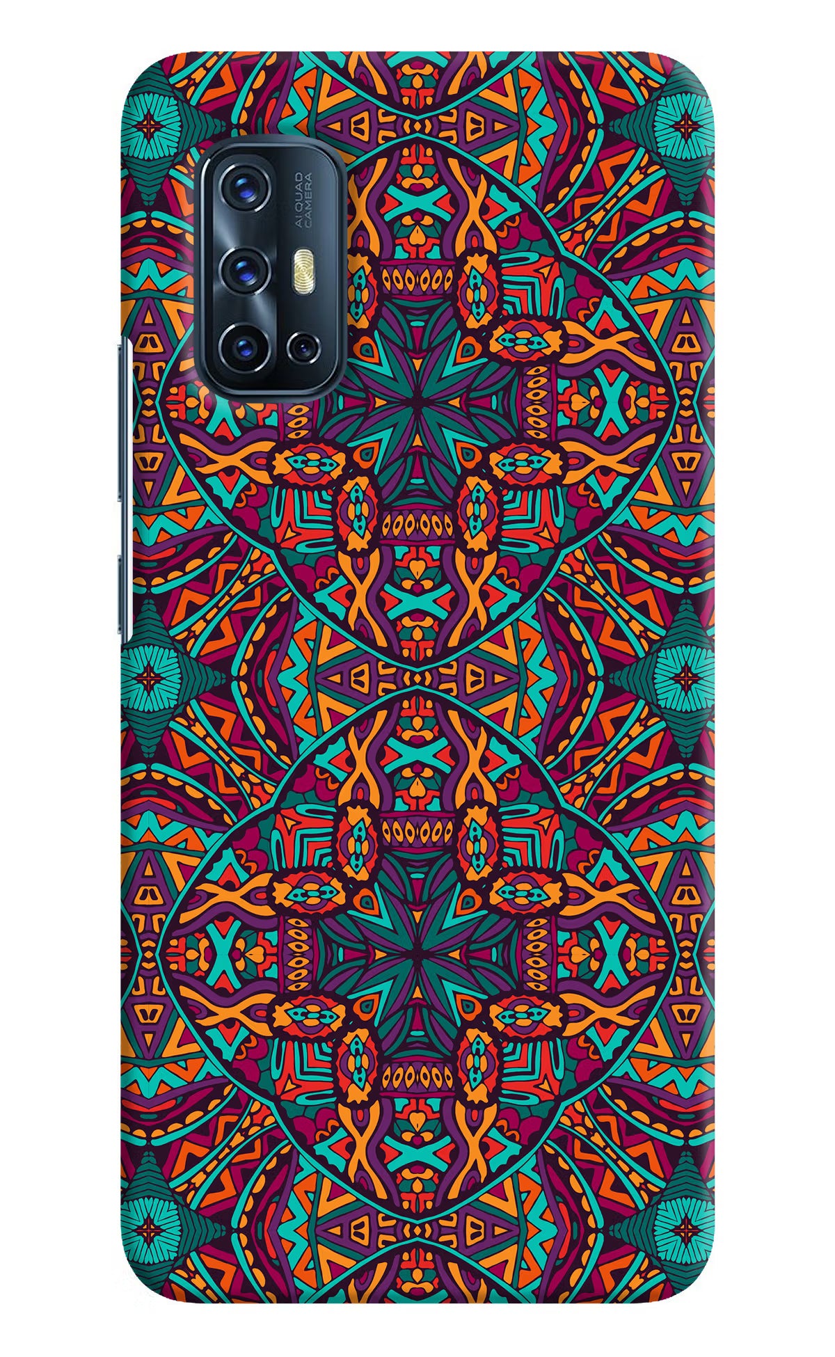 Colour Mandala Vivo V17 Hard Case Back Cover by Casekaro