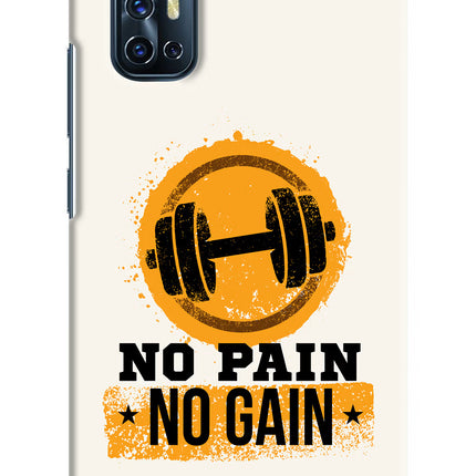 No Pain No Gain Vivo V17 Hard Case Back Cover by Casekaro
