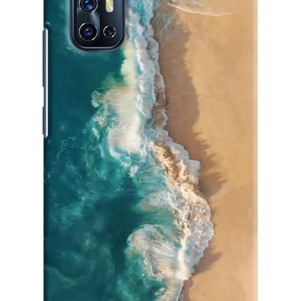 Ocean Beach Vivo V17 Hard Case Back Cover by Casekaro