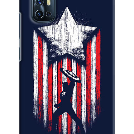 Captain America Marvel Art Vivo V17 Hard Case Back Cover by Casekaro