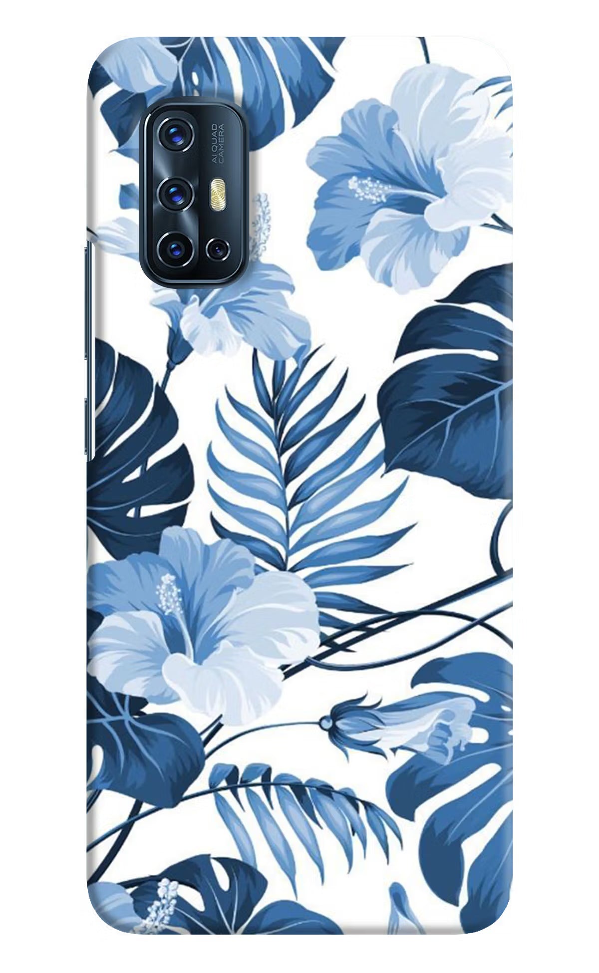 Fabric Art Vivo V17 Hard Case Back Cover by Casekaro