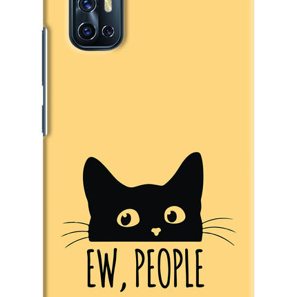 Ew People Catitude Vivo V17 Hard Case Back Cover by Casekaro