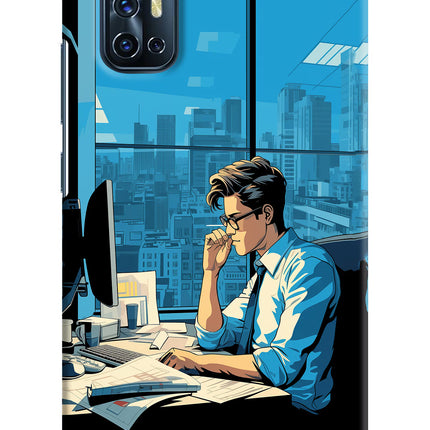 Focused Hustler (AI Generated) Vivo V17 Hard Case Back Cover by Casekaro