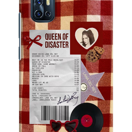 Queen of Disaster Vivo V17 Hard Case Back Cover by Casekaro