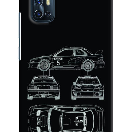 WRC'99 Vivo V17 Hard Case Back Cover by Casekaro
