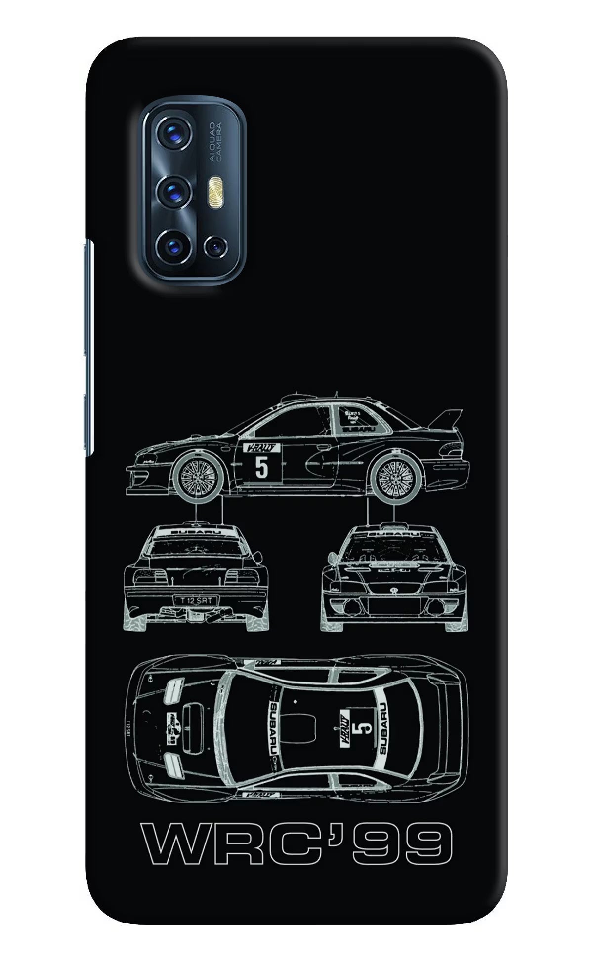WRC'99 Vivo V17 Hard Case Back Cover by Casekaro