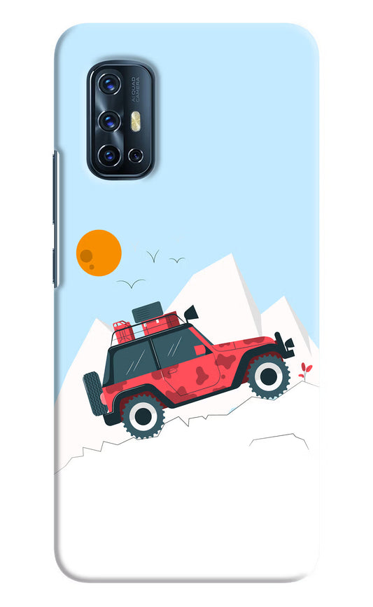 Mountain Trail Beast Vivo V17 Hard Case Back Cover by Casekaro