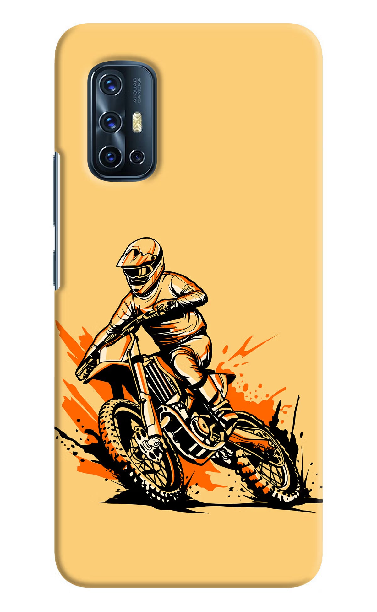 Off-Road Fury Vivo V17 Hard Case Back Cover by Casekaro