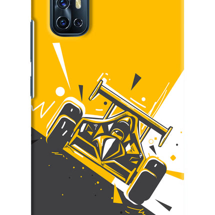 Track King Vivo V17 Hard Case Back Cover by Casekaro