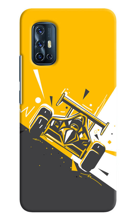 Track King Vivo V17 Hard Case Back Cover by Casekaro