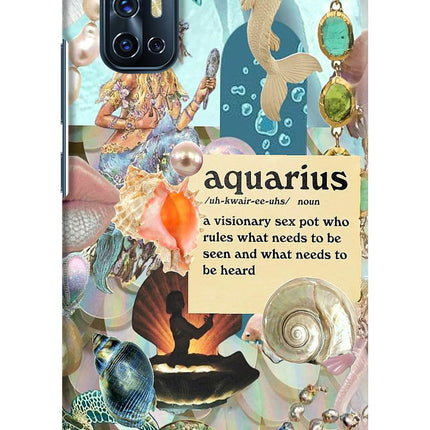 Aquarius Zodiac Vivo V17 Hard Case Back Cover by Casekaro