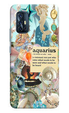 Aquarius Zodiac Vivo V17 Hard Case Back Cover by Casekaro