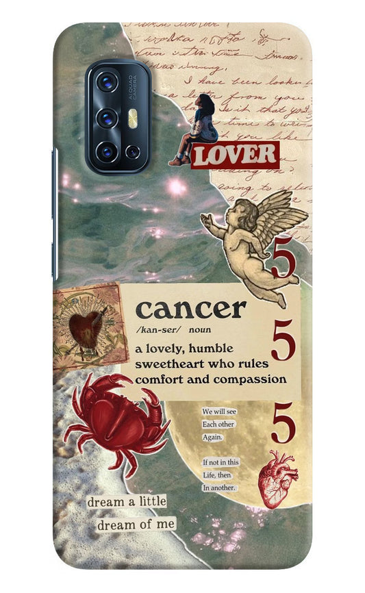 Cancer Zodiac Vivo V17 Hard Case Back Cover by Casekaro