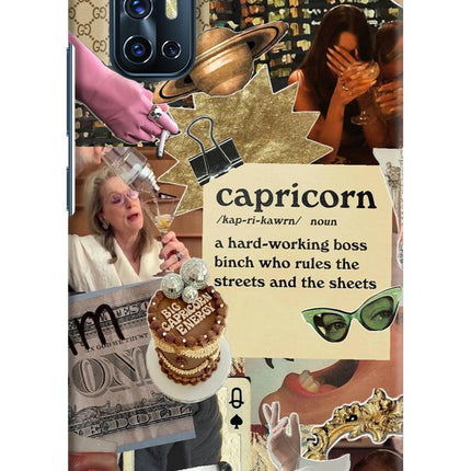 Capricorn Zodiac Vivo V17 Hard Case Back Cover by Casekaro