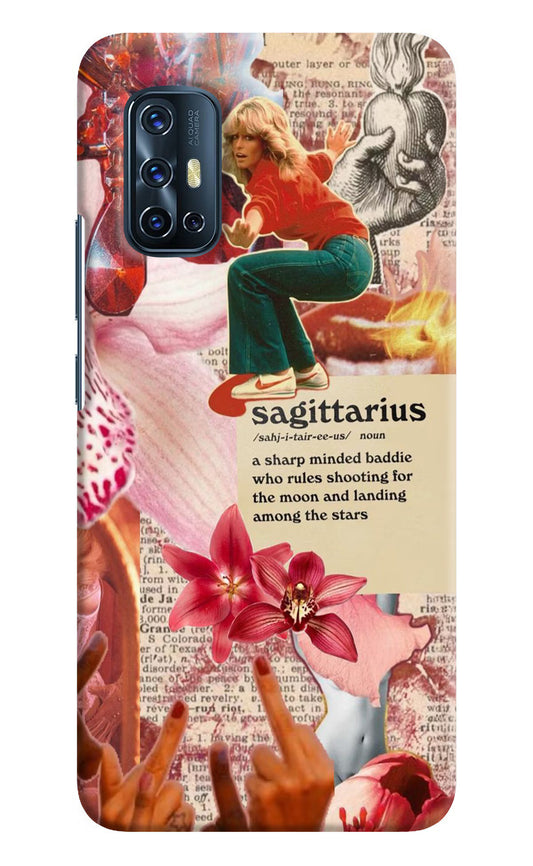 Sagittarius Zodiac Vivo V17 Hard Case Back Cover by Casekaro
