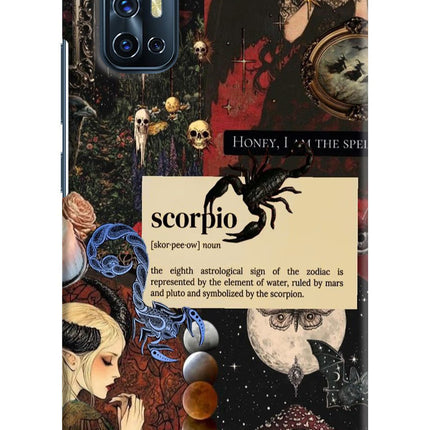 Scorpio Zodiac Vivo V17 Hard Case Back Cover by Casekaro