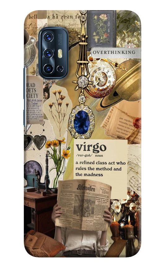 Virgo Zodiac Vivo V17 Hard Case Back Cover by Casekaro