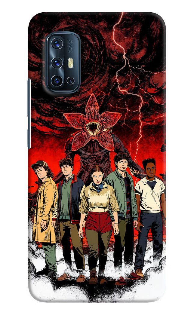 Ordinary Things Characters Vivo V17 Hard Case Back Cover by Casekaro