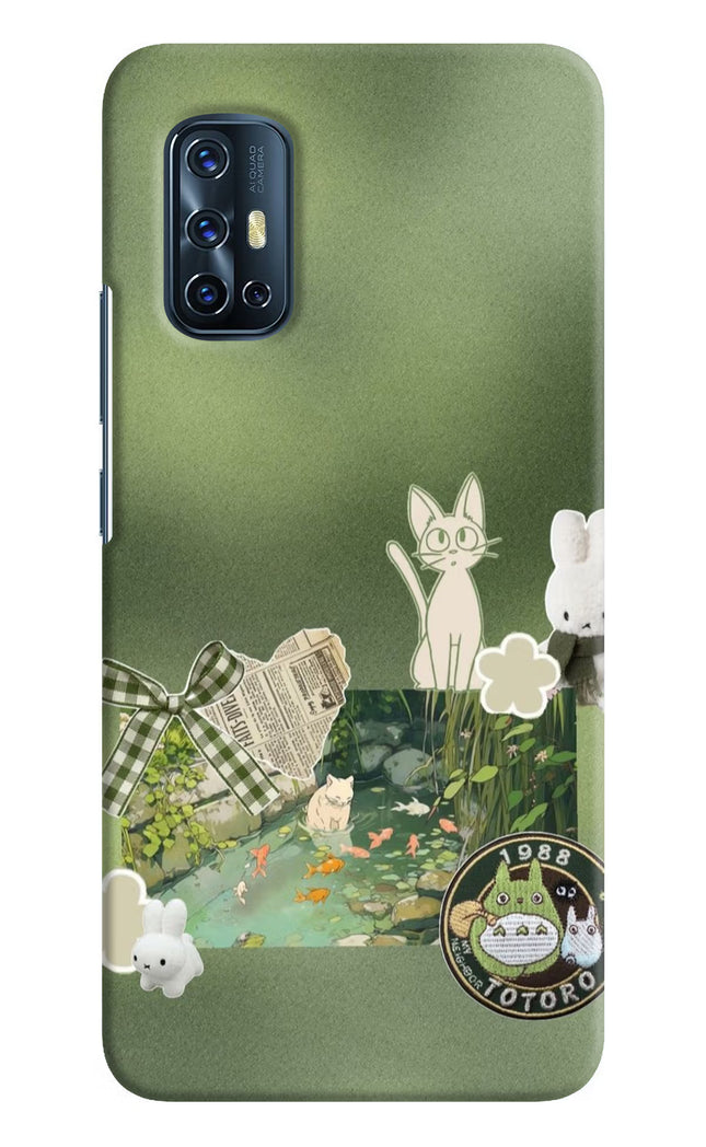 Aesthetic anime Vivo V17 Hard Case Back Cover by Casekaro