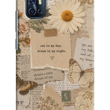 Vintage case Vivo V17 Hard Case Back Cover by Casekaro