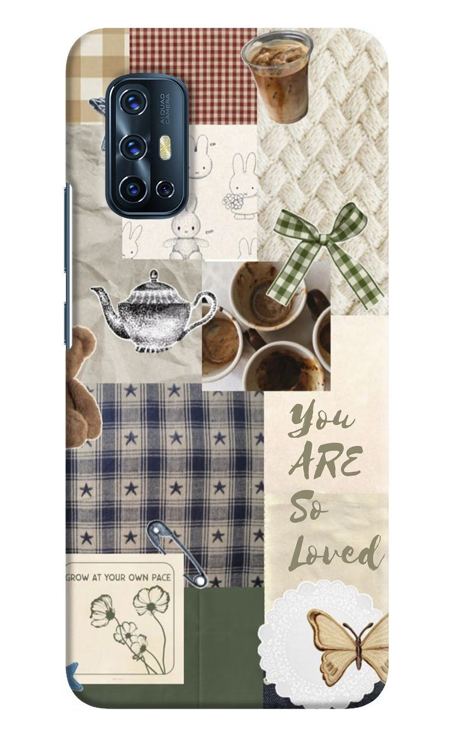 Cookie Vivo V17 Back Cover, Hard case