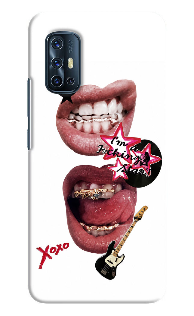 Rockstar Vivo V17 Hard Case Back Cover by Casekaro