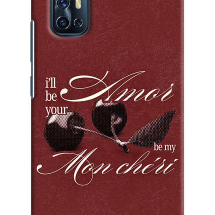 Velvet Cherry Vivo V17 Hard Case Back Cover by Casekaro