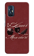 Velvet Cherry Vivo V17 Hard Case Back Cover by Casekaro