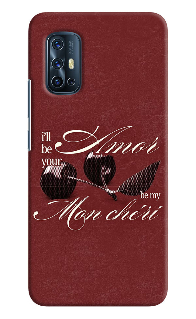 Velvet Cherry Vivo V17 Hard Case Back Cover by Casekaro