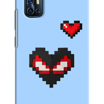 Peter Heart Vivo V17 Hard Case Back Cover by Casekaro