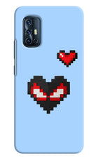 Peter Heart Vivo V17 Hard Case Back Cover by Casekaro