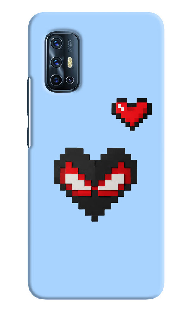 Peter Heart Vivo V17 Hard Case Back Cover by Casekaro