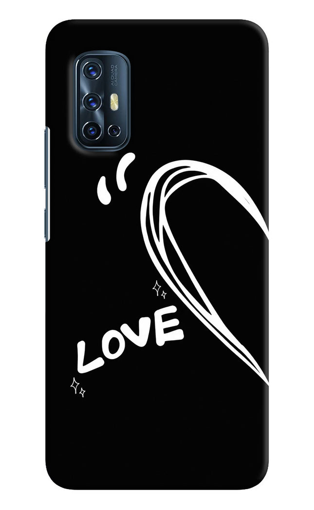 Love Line Vivo V17 Hard Case Back Cover by Casekaro