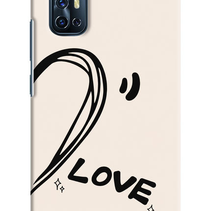 Soul Line Vivo V17 Hard Case Back Cover by Casekaro